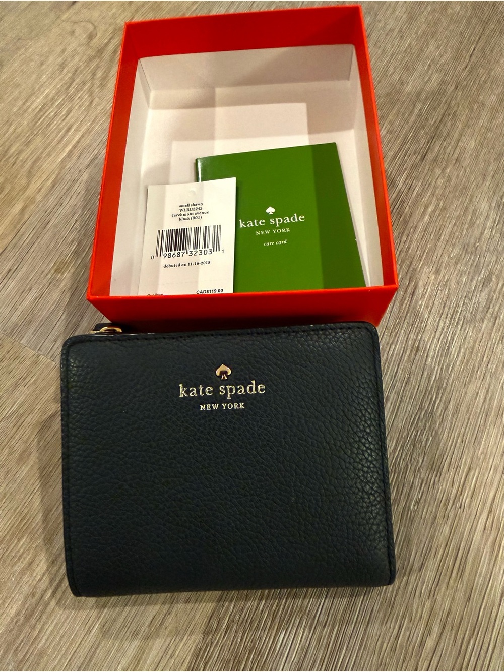 Kate Spade Leather Zip Wallet